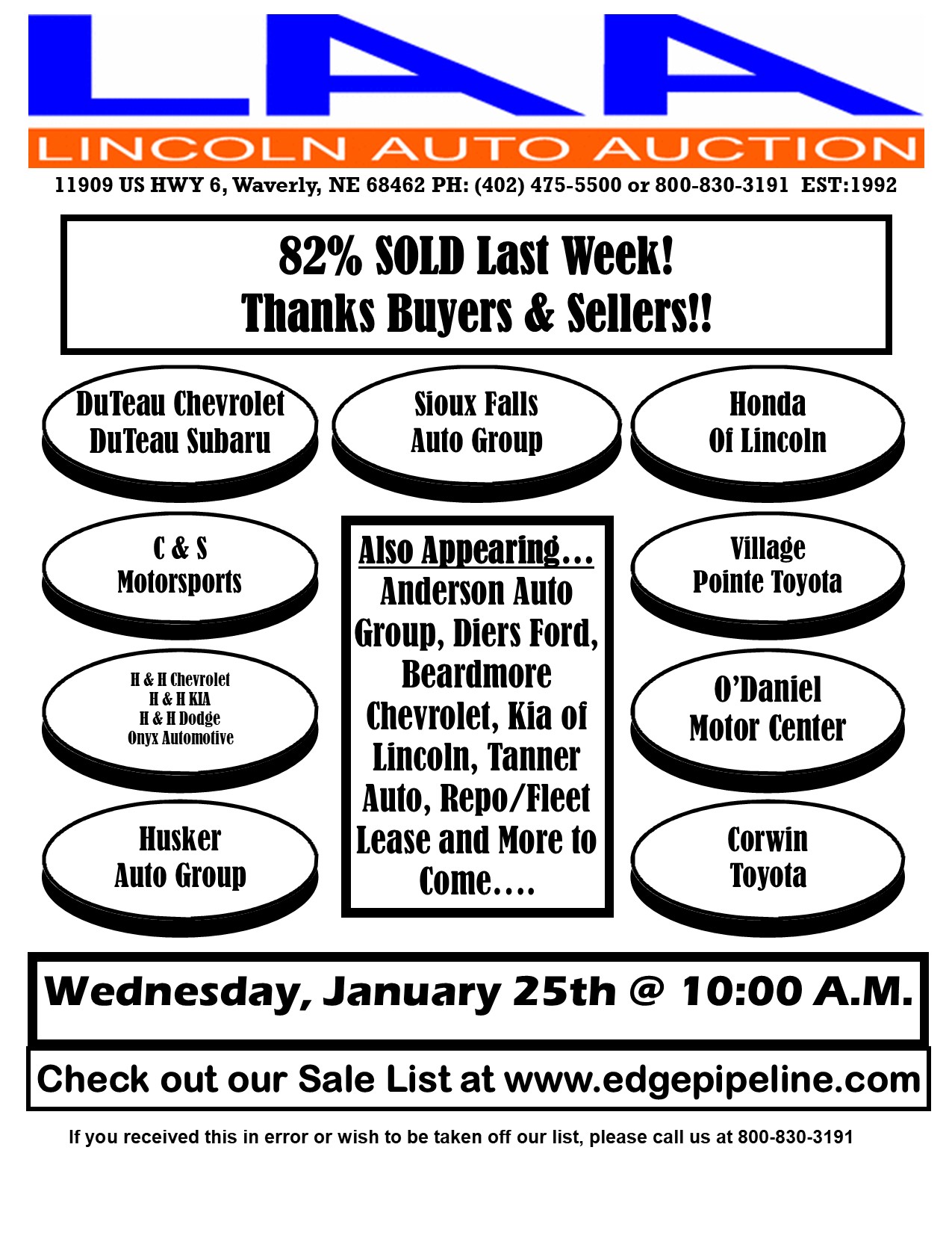 Lincoln Auto Auction