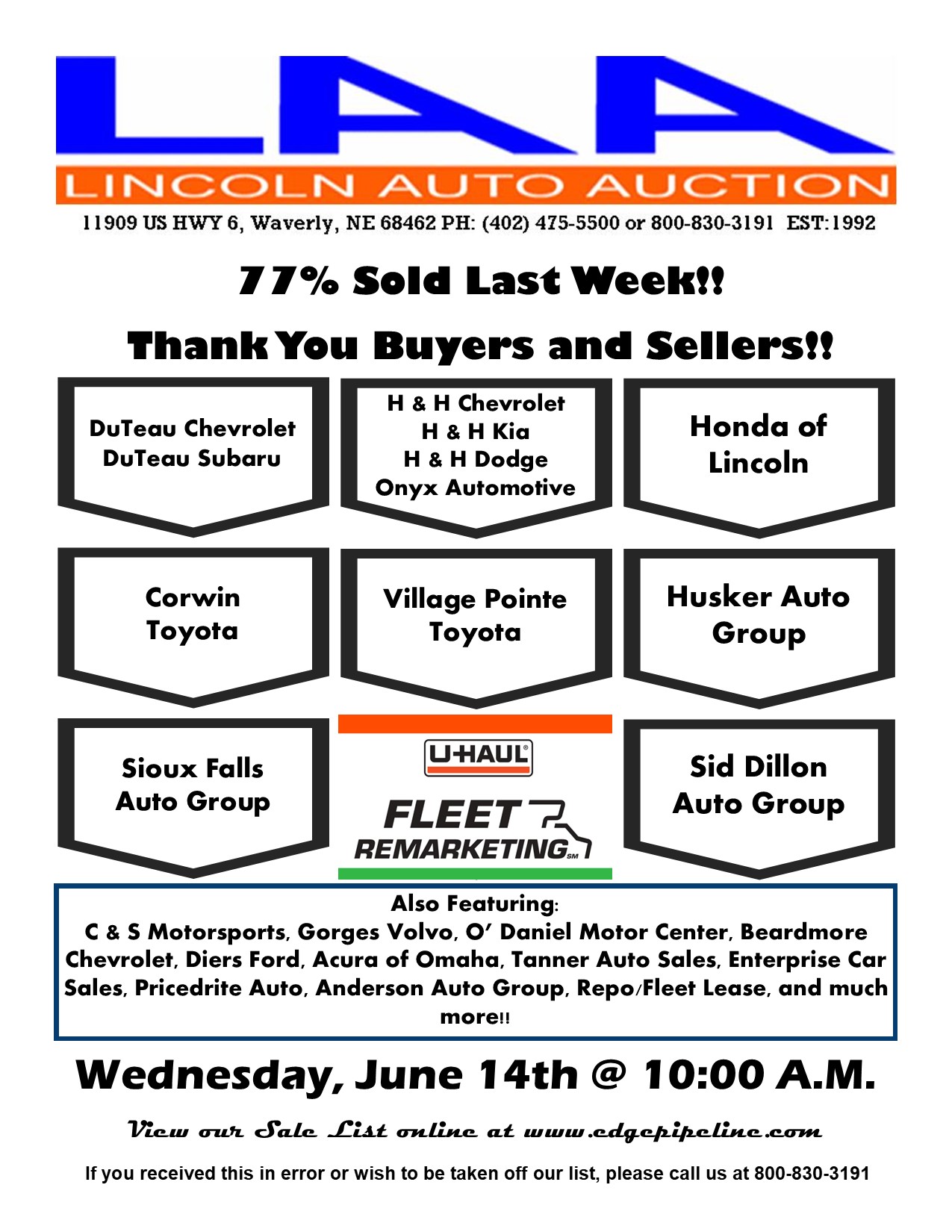 Lincoln Auto Auction
