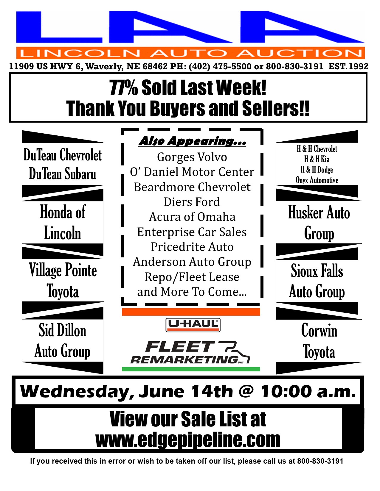 Lincoln Auto Auction